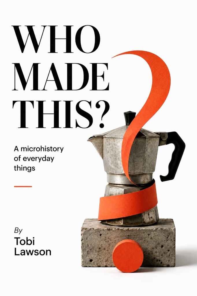 Book cover of Who Made This? A microhistory of everyday things by Tobi Lawson